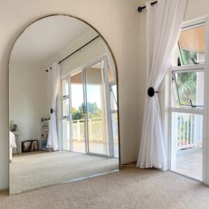 Kira Arch steel framed mirror
